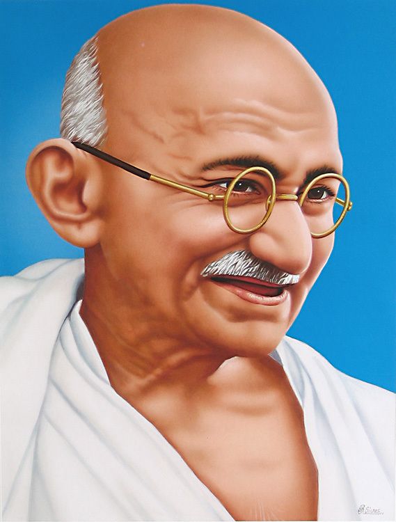 Mahatma Gandhi portrait
